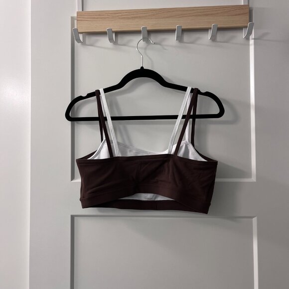 Abercrombie YPB studioFLEX Double-Layered Sports Bra, sz Large - Picture 4 of 4